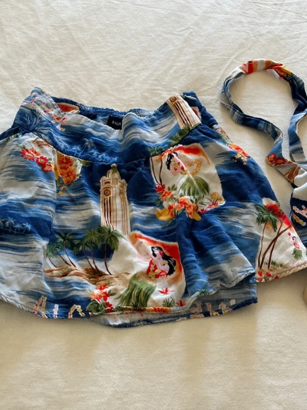 Ralph Lauren Childrenswear Hawaii Skirt with tie Sash size 5